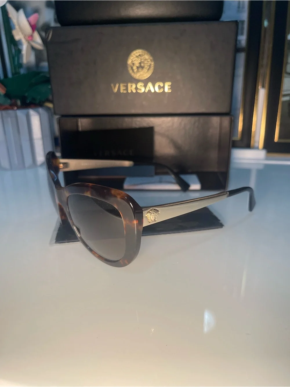 NWT authentic Versace sunglasses.